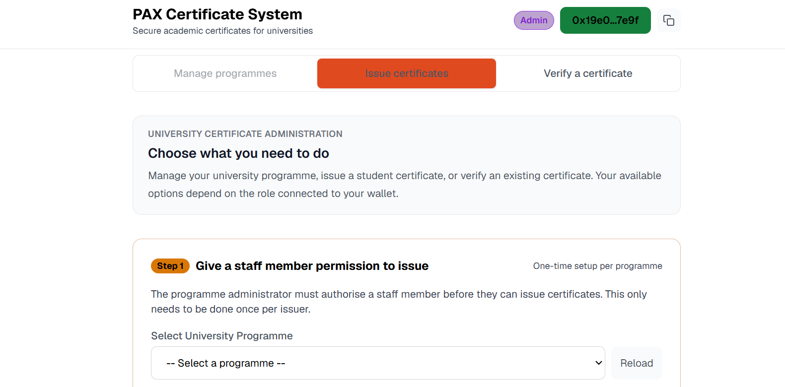 Give authorised teams a simple issuing flow